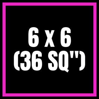 6x6 (36 SQ")