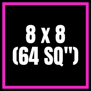 8x8 (64 SQ")